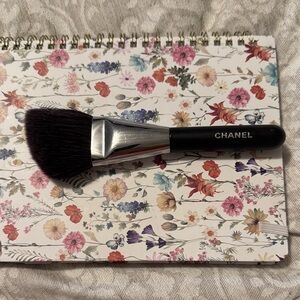 CHANEL Black and Silver Makeup Brush